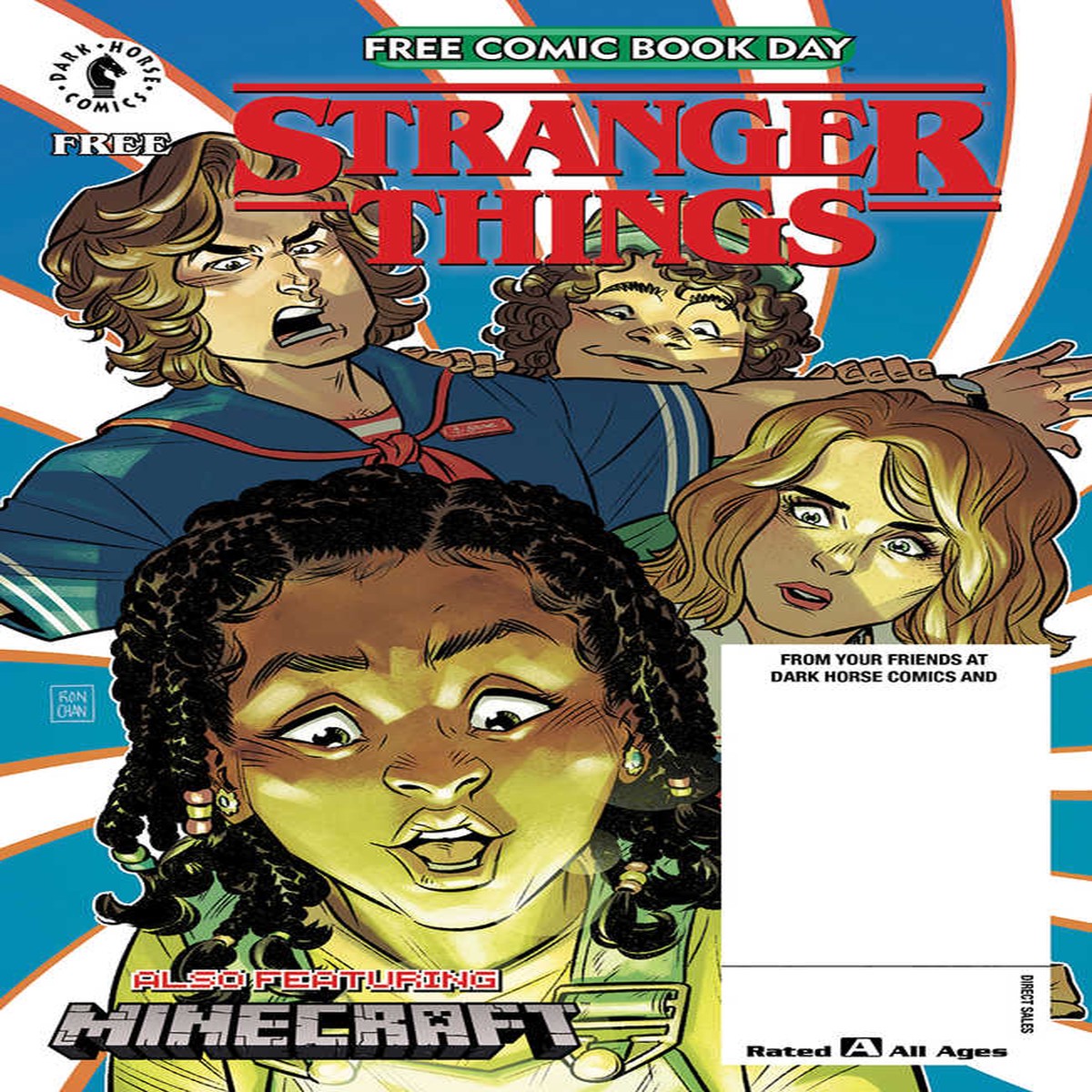 Free Comic Book Day 2020 Stranger Things & Minecraft