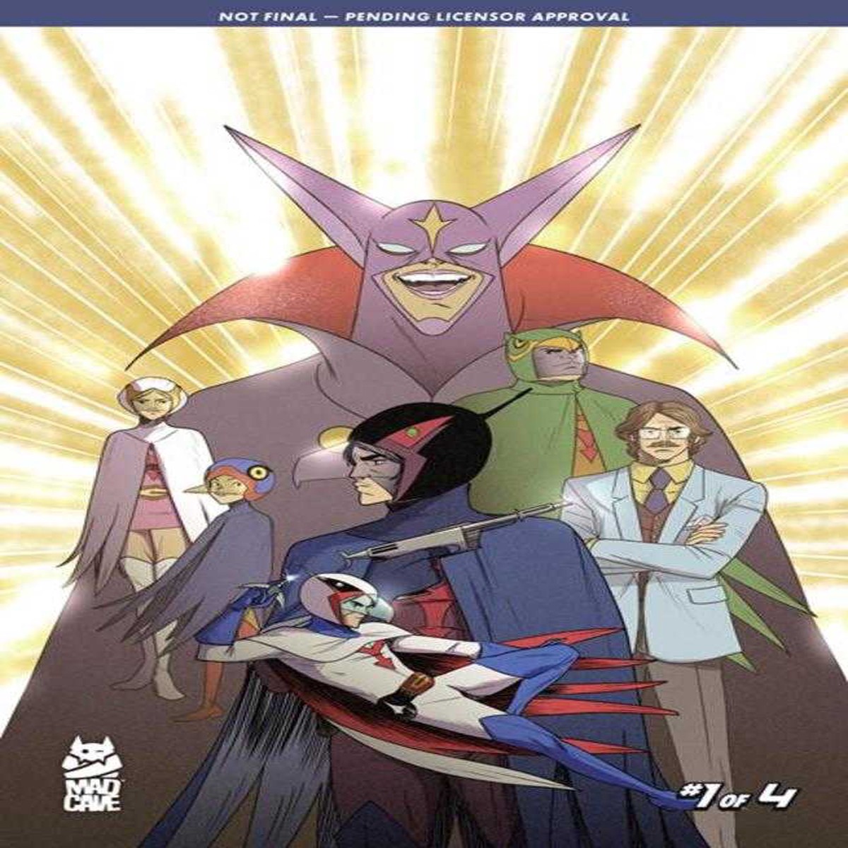 GatchamanOnly One Earth #1(Of 4) Cover B Nuno Plati Variant