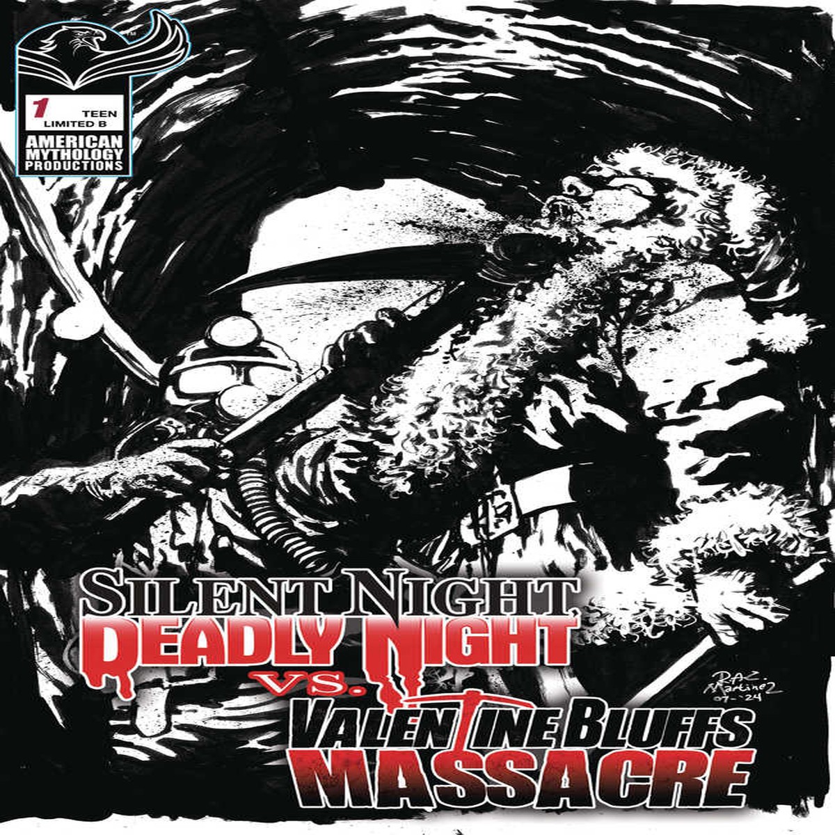 Sndn vs Vbm #1 Cover F Black & White Limited
