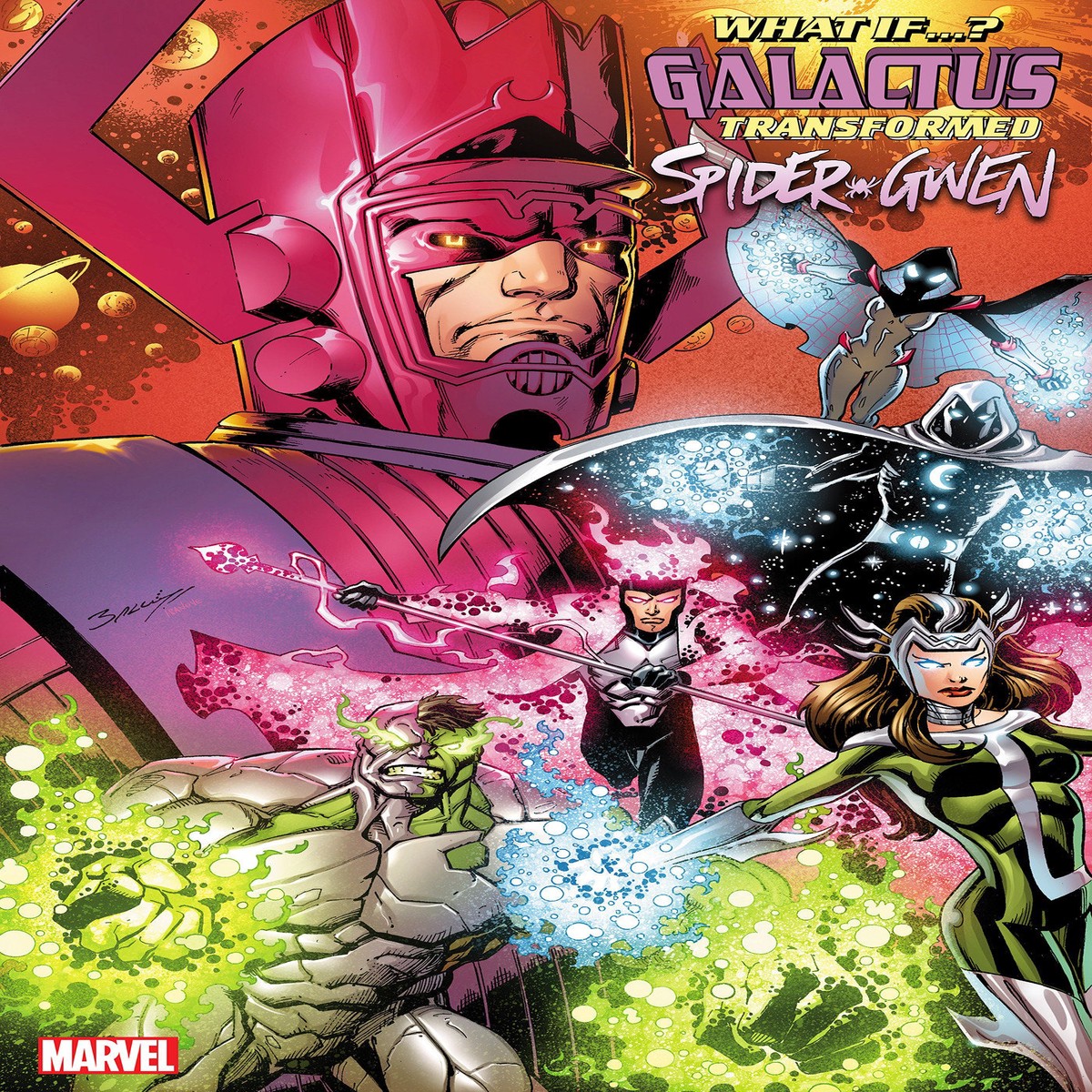 What If…? Galactus: Galactus Transformed Spider-Gwen? #1 Mark Bagley Variant