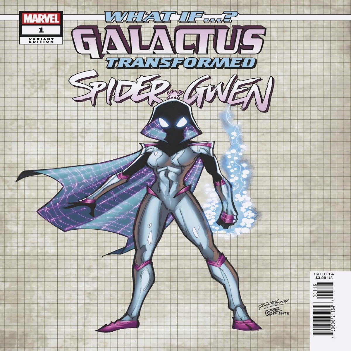 What If…? Galactus: Galactus Transformed Spider-Gwen? #1 Ron Lim Design Varian T