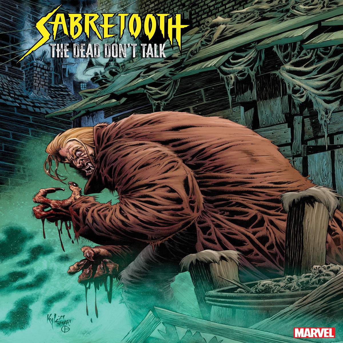 Sabretooth: The Dead Don’T Talk #2 Kyle Hotz Variant