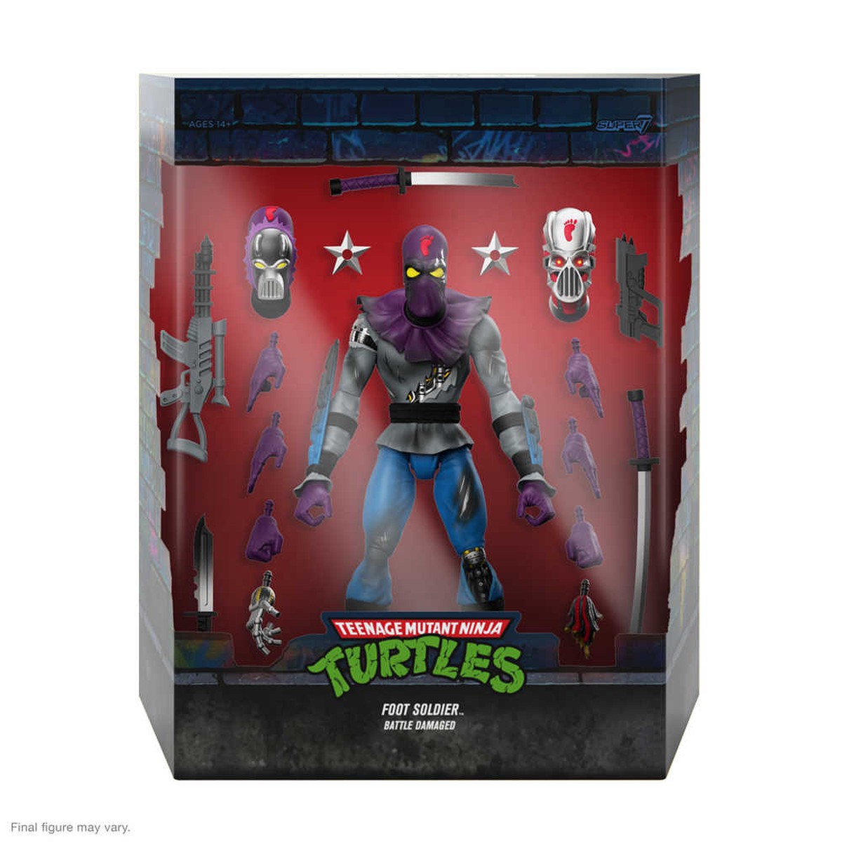 Teenage Mutant Ninja Turtles Ultimates Wv11 Battle Damaged Foot Soldier Action Figure