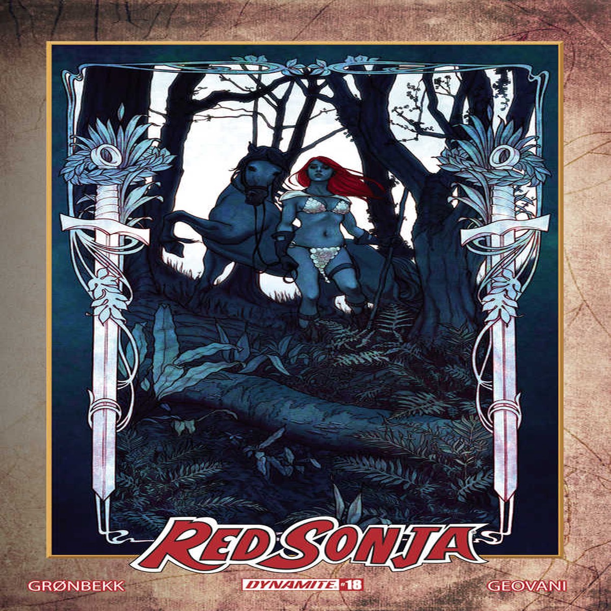 Red Sonja 2023 #18 Cover F 10 Copy Variant Edition Frison Modern Icon