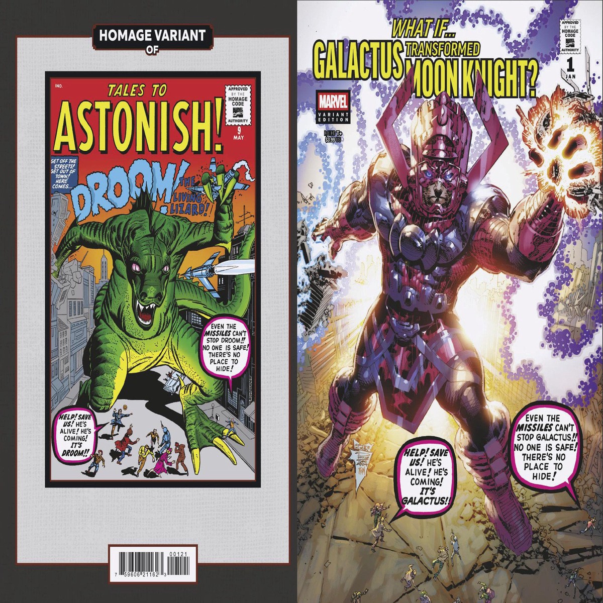 What If…? Galactus: Galactus Transformed Moon Knight? #1 Philip Tan Sci-Fi Hom Age Variant