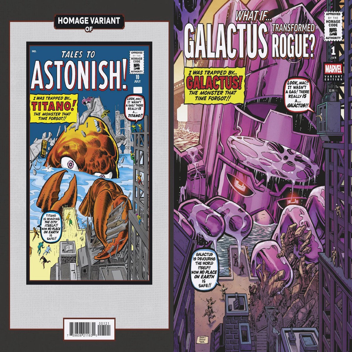 What If…? Galactus: Galactus Transformed Rogue? #1 Dan Jurgens Sci-Fi Homage V Ariant
