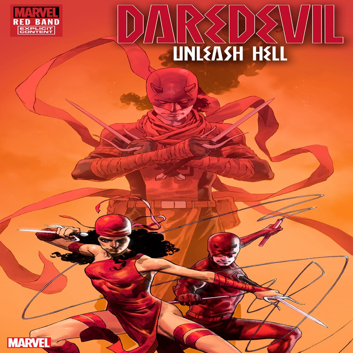 Daredevil: Unleash Hell – Red Band #1 Jerome Opena Variant [Polybagged]