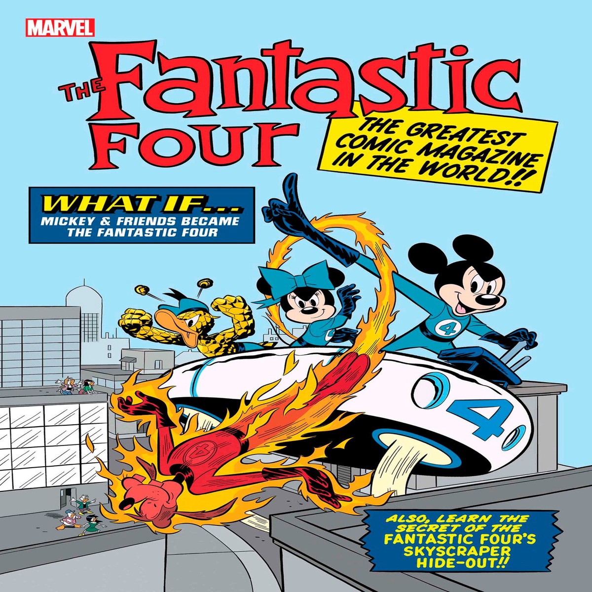 Fantastic Four #28 Francesco D’Ippolito Disney What If? Fantastic Four Homage Va Riant