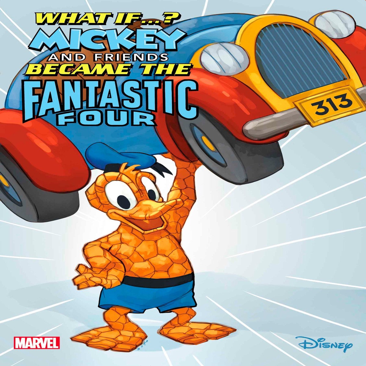 Marvel & Disney: What If…? Mickey & Friends Became The Fantastic Four #1 Phil Noto Donald Duck The Thing Variant