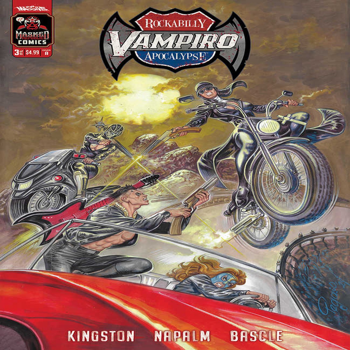 Vampiro Rockabilly Apocalypse #3 (Of 5) Cover A Pegaso (Mature)