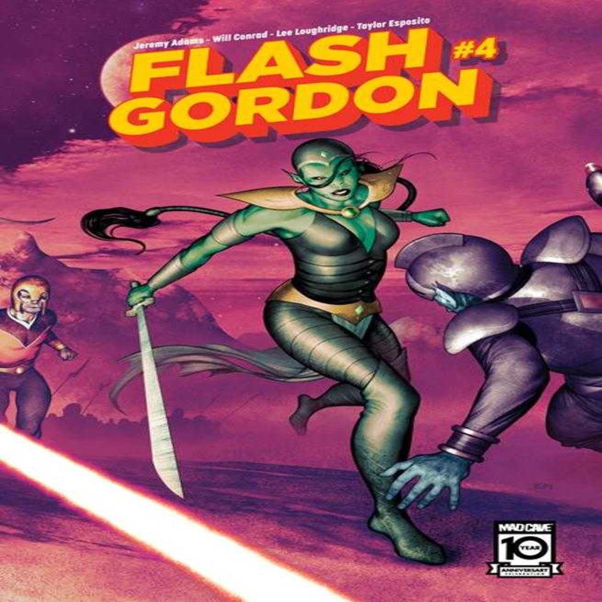 Flash Gordon #4CoverB Frazer Irving Connecting Cover Variant