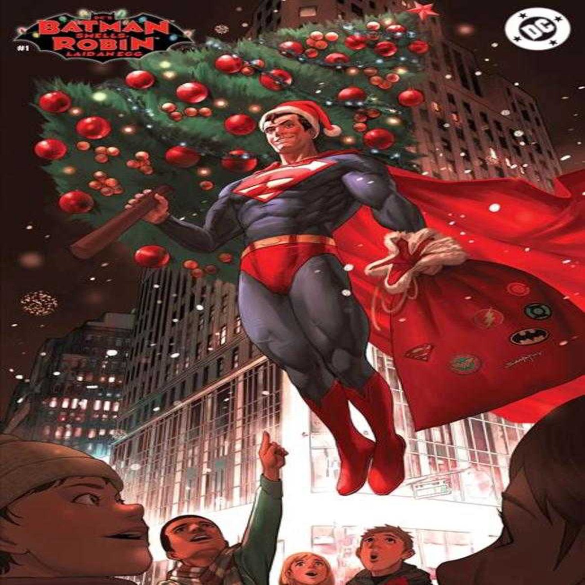DC’s Batman Smells Robin Laid An Egg #1 (One Shot) Cover C Santa Fung Variant