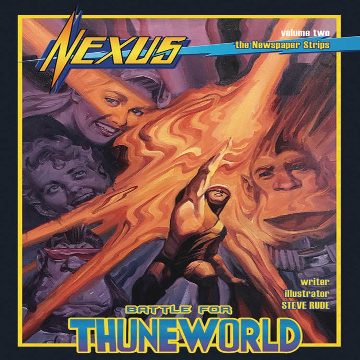 Nexus Newspaper Strips TPB Battle Thuneworld Cover B Limited Variant (C