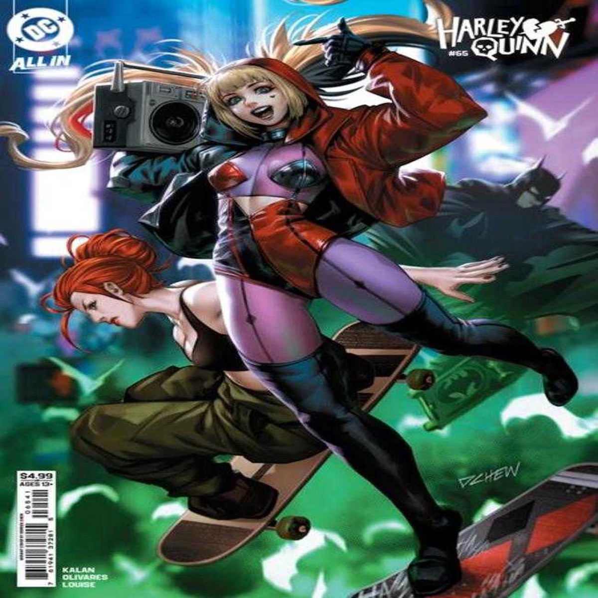 Harley Quinn #65 Cover D Derrick Chew Card Stock Variant