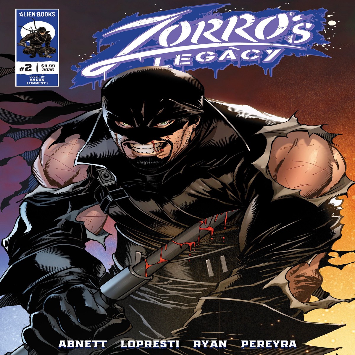 Zorro’s Legacy #2 Cover A (Lopresti)