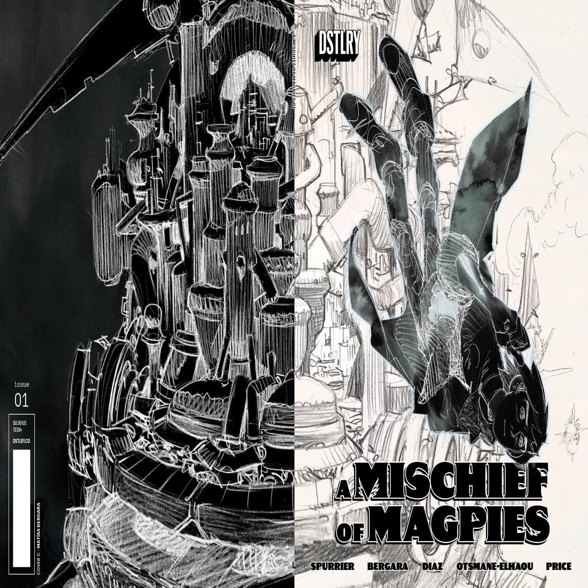 A Mischief Of Magpies #1 Cover C Matias Bergara 10 Copy Variant