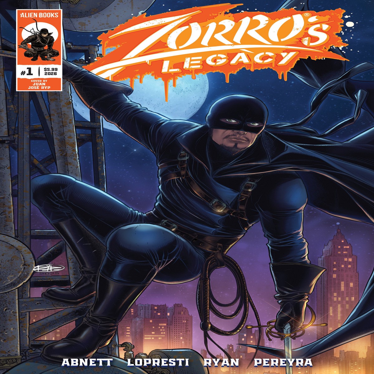 Zorro’s Legacy #1 Variant B (Ryp)