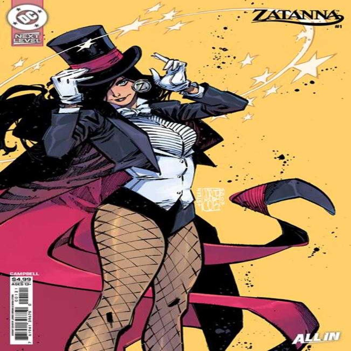 Zatanna (2026) #1 Cover D Jorge Corona Next Level Card Stock Variant