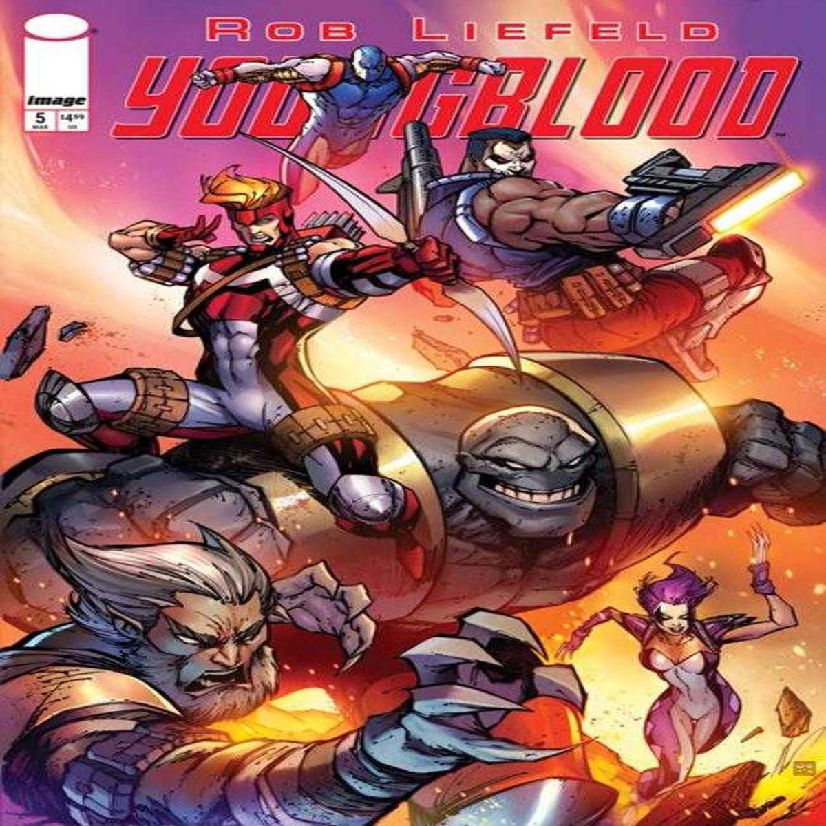 Youngblood #5 Cover D Ale Garza Variant (Mature)