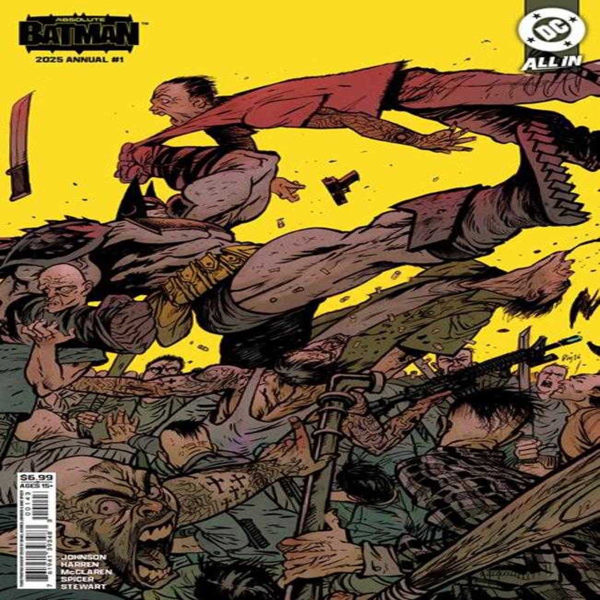 Absolute Batman 2025 Annual #1 (One Shot) 3rd Print Cover C Daniel Warren Johnson Card Stock Variant