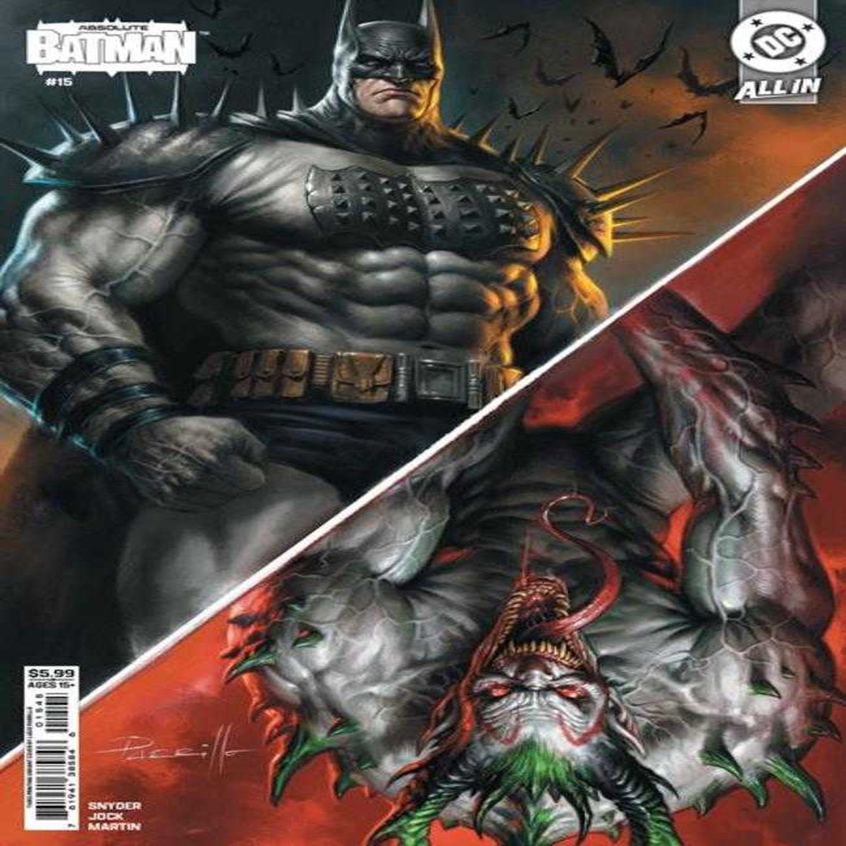 Absolute Batman #15 3rd Print Cover B Lucio Parillo Card Stock Variant