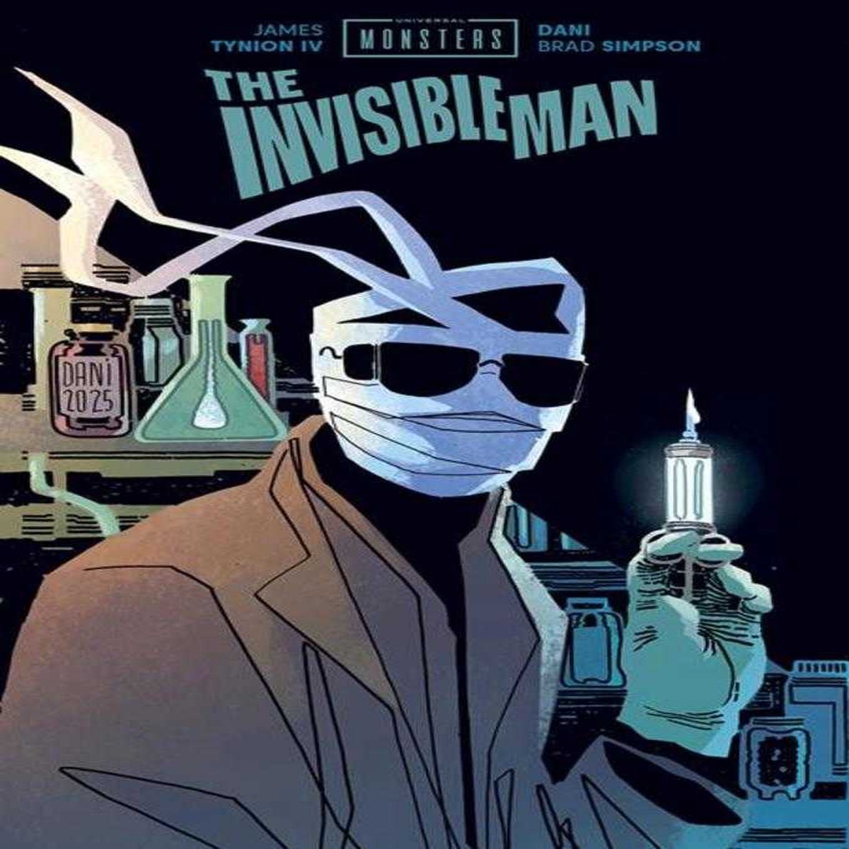 Universal Monsters The Invisible Man Hardcover Dani & Brad Simpson Cover