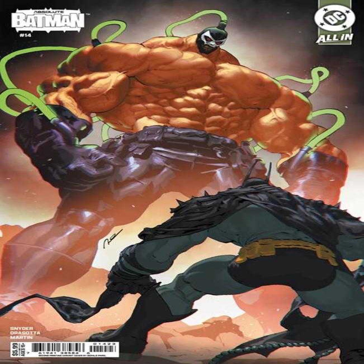 Absolute Batman #14 2nd Print Cover B Gerald Parel Card Stock Variant