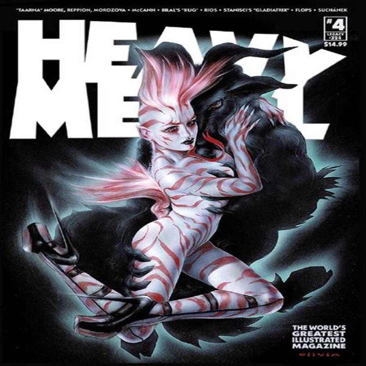Heavy Metal Magazine #4 Cover A Olivia De Berardinis (Mature)