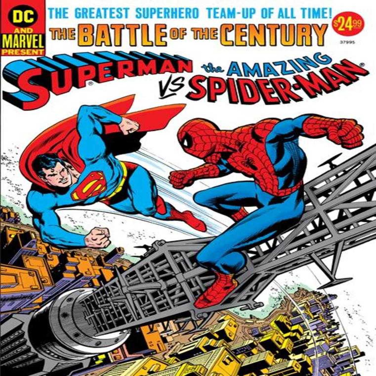 50 Th Anniversary Treasury Edition Superman vs The Amazing Spider-Man #1 Facsimile Edition Cover C Carmine Infantino Ross Andru Foil Variant