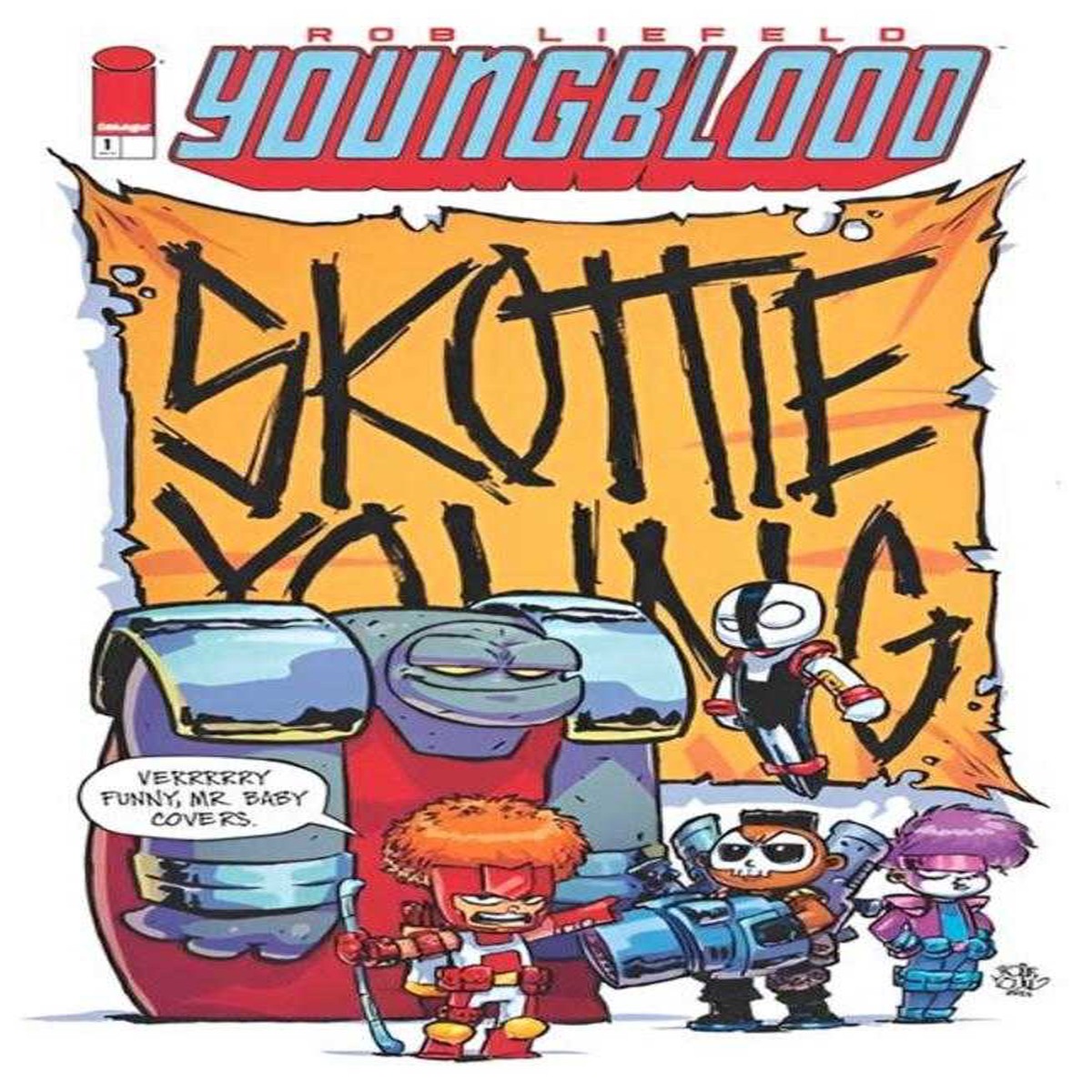 Youngblood #1 (2025) Cover C Skottie Young Variant