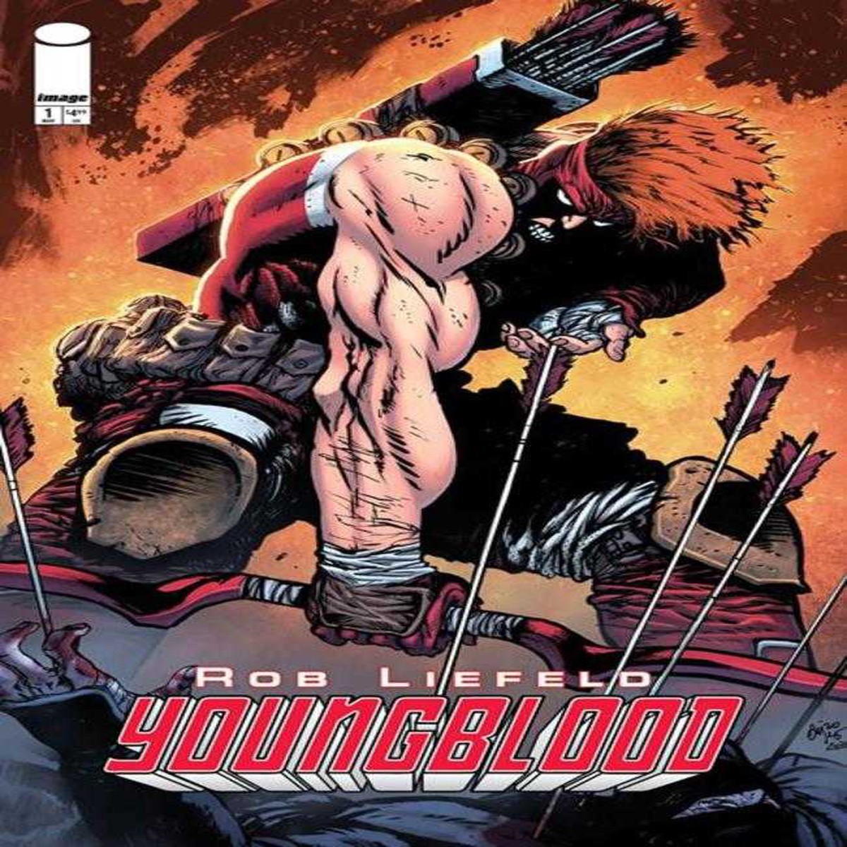 Youngblood #1 (2025) Cover E Daniel Warren Johnson Variant