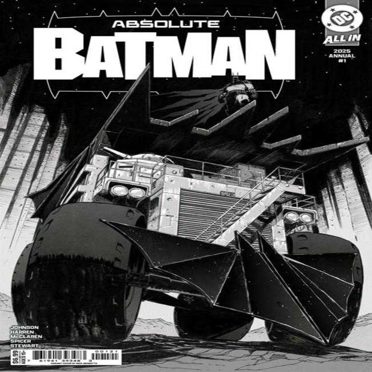 Absolute Batman 2025 Annual #1 (One Shot) Cover B Nick Dragotta Card Stock Variant