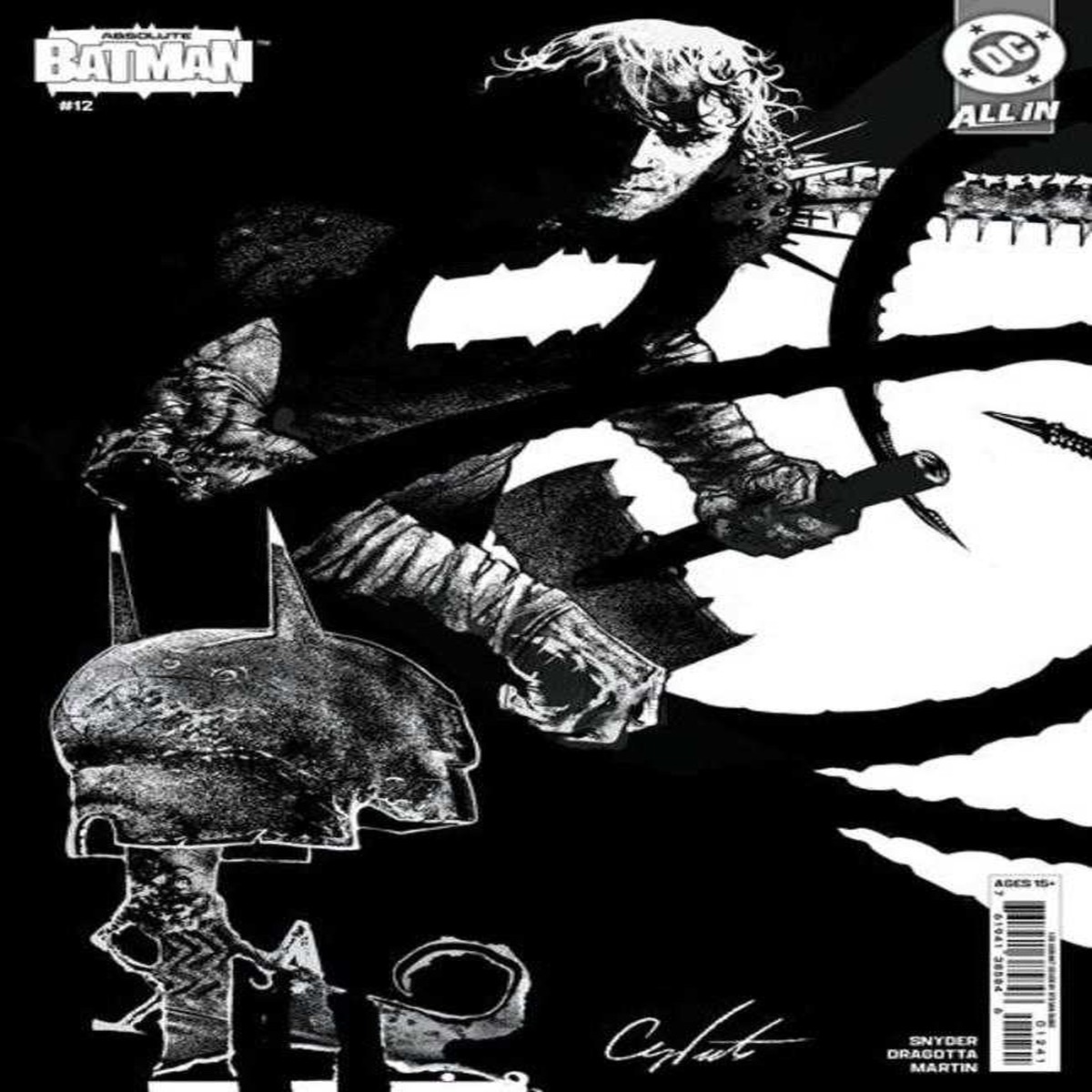 Absolute Batman #12 Cover E 1 in 25 Stevan Subic Card Stock Variant
