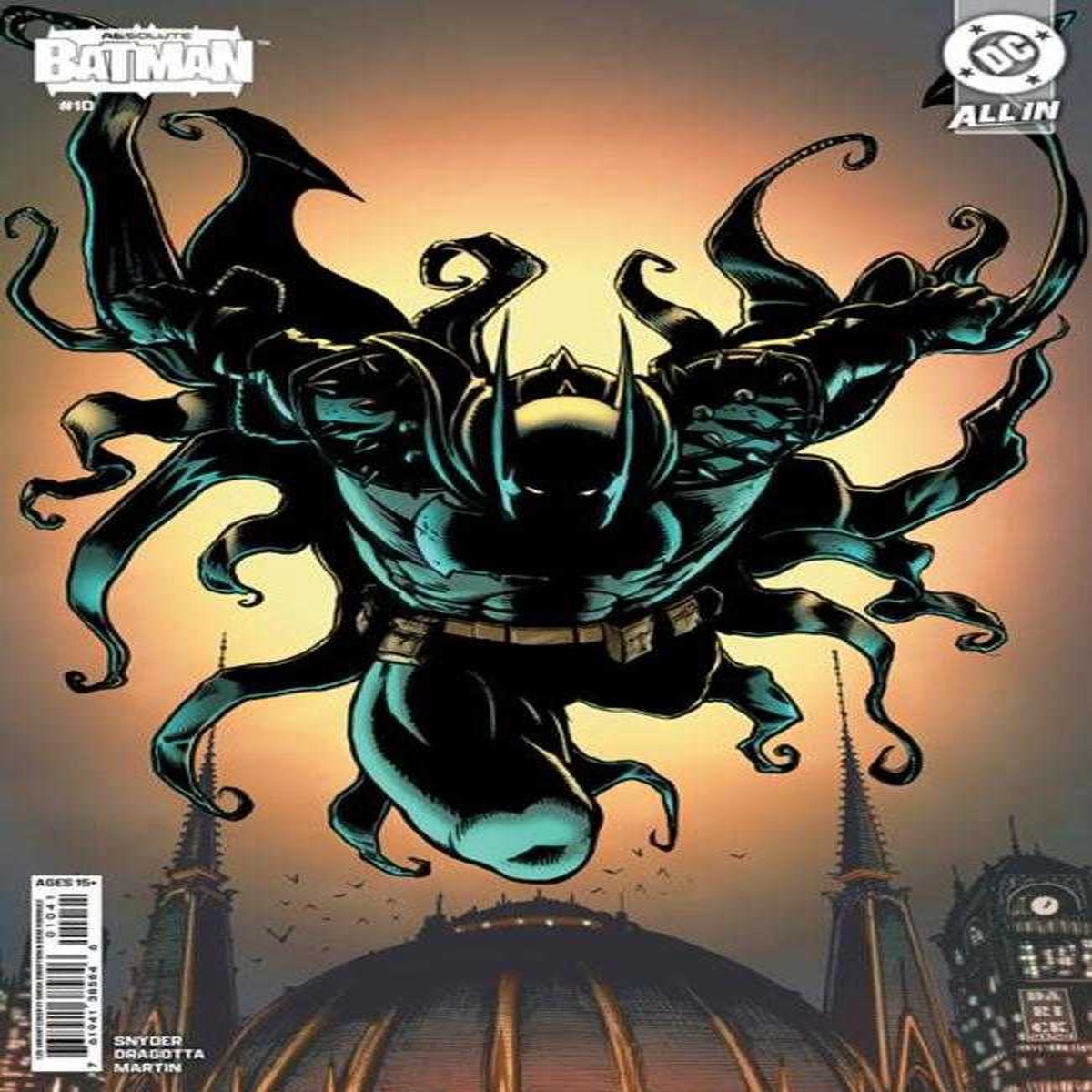 Absolute Batman #10 Cover D 1 in 25 Darick Robertson Card Stock Variant