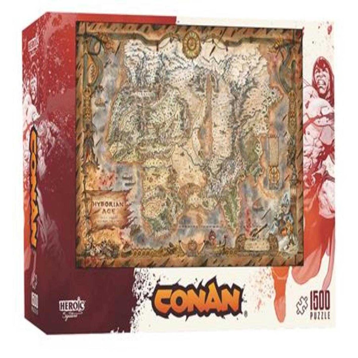 Conan Hyborian Age Map Puzzle Previously Offered Thru Diamond