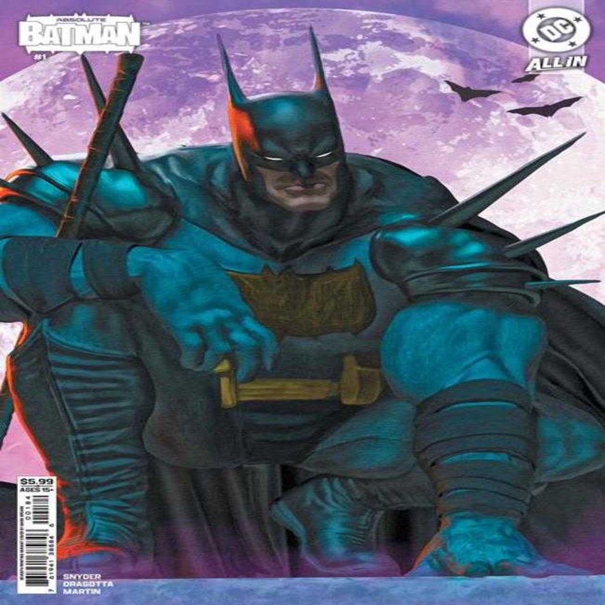 Absolute Batman #1 7th Print Cover B Mark Spears Connecting Card Stock Variant