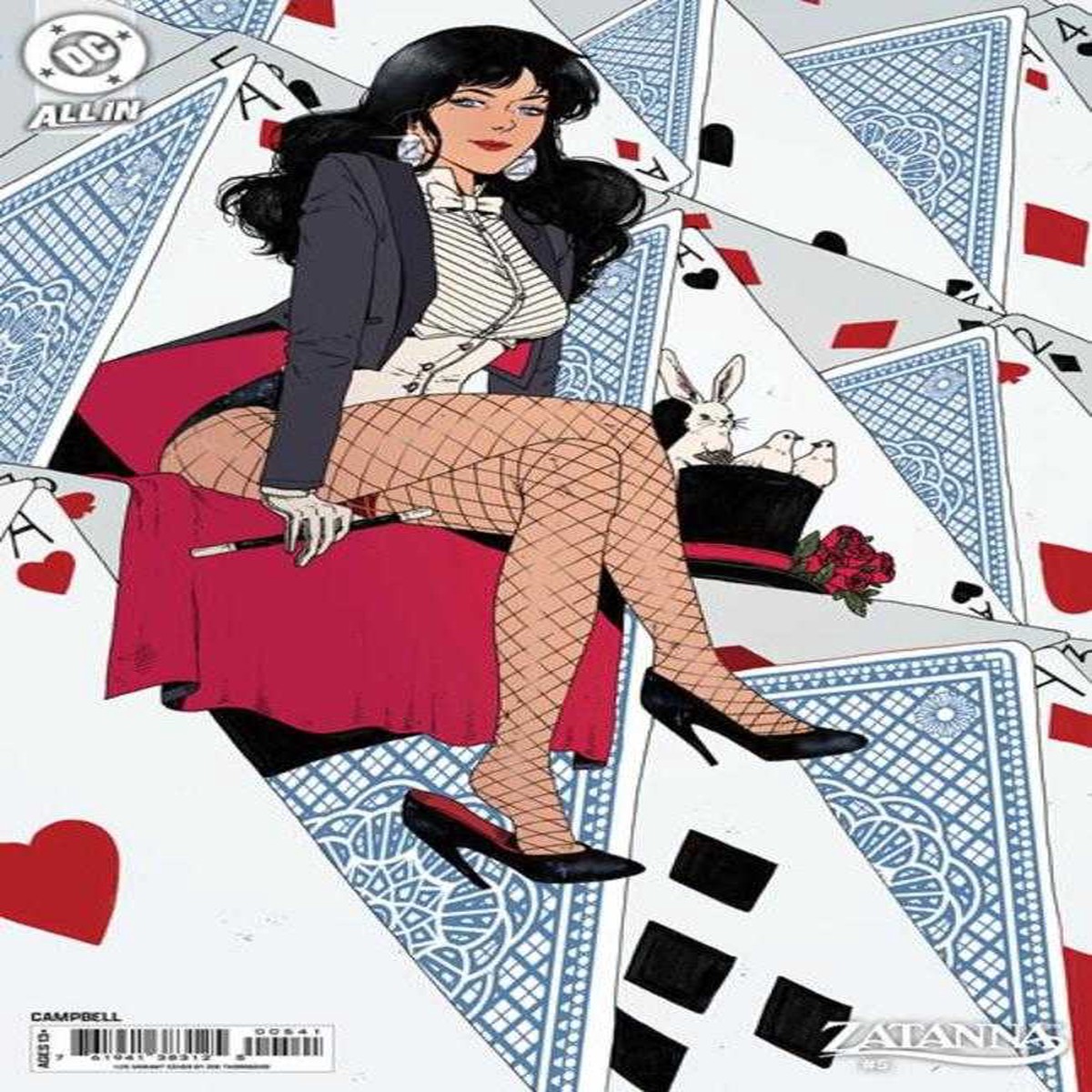 Zatanna #5 (Of 6) Cover E 1 in 25 Zoe Thorogood Card Stock Variant
