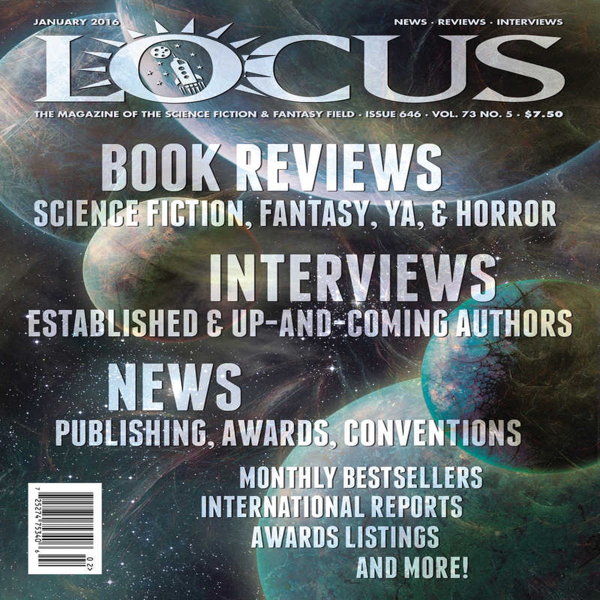 Locus Magazine #772 Volume 94 No 5