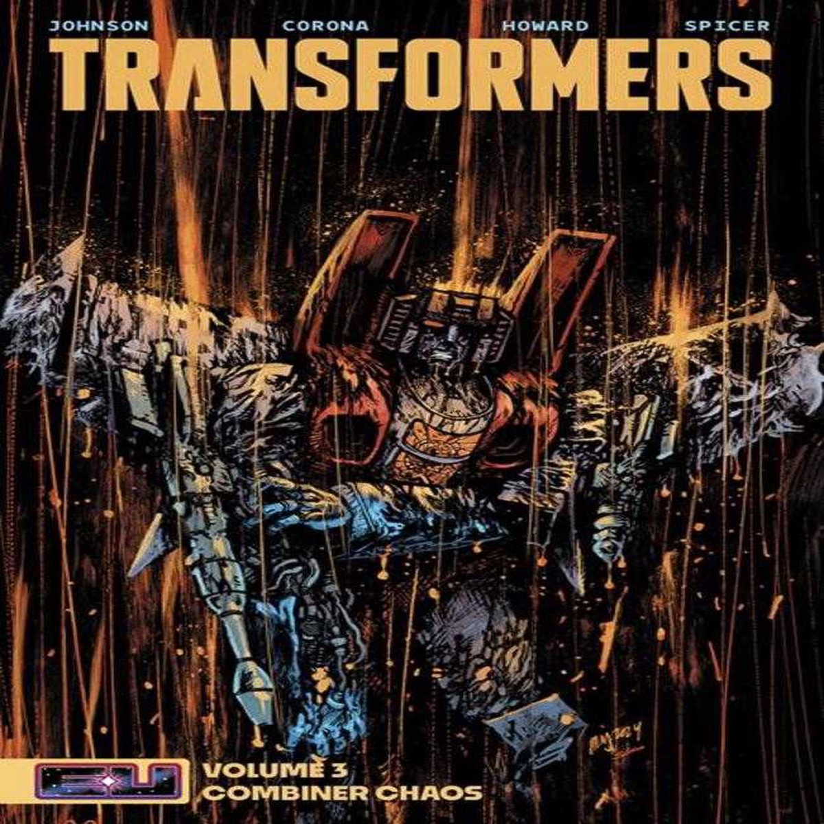 Transformers TPB Volume 03 Combiner Chaos Daniel Warren Johnson & Mike Spicer Cover