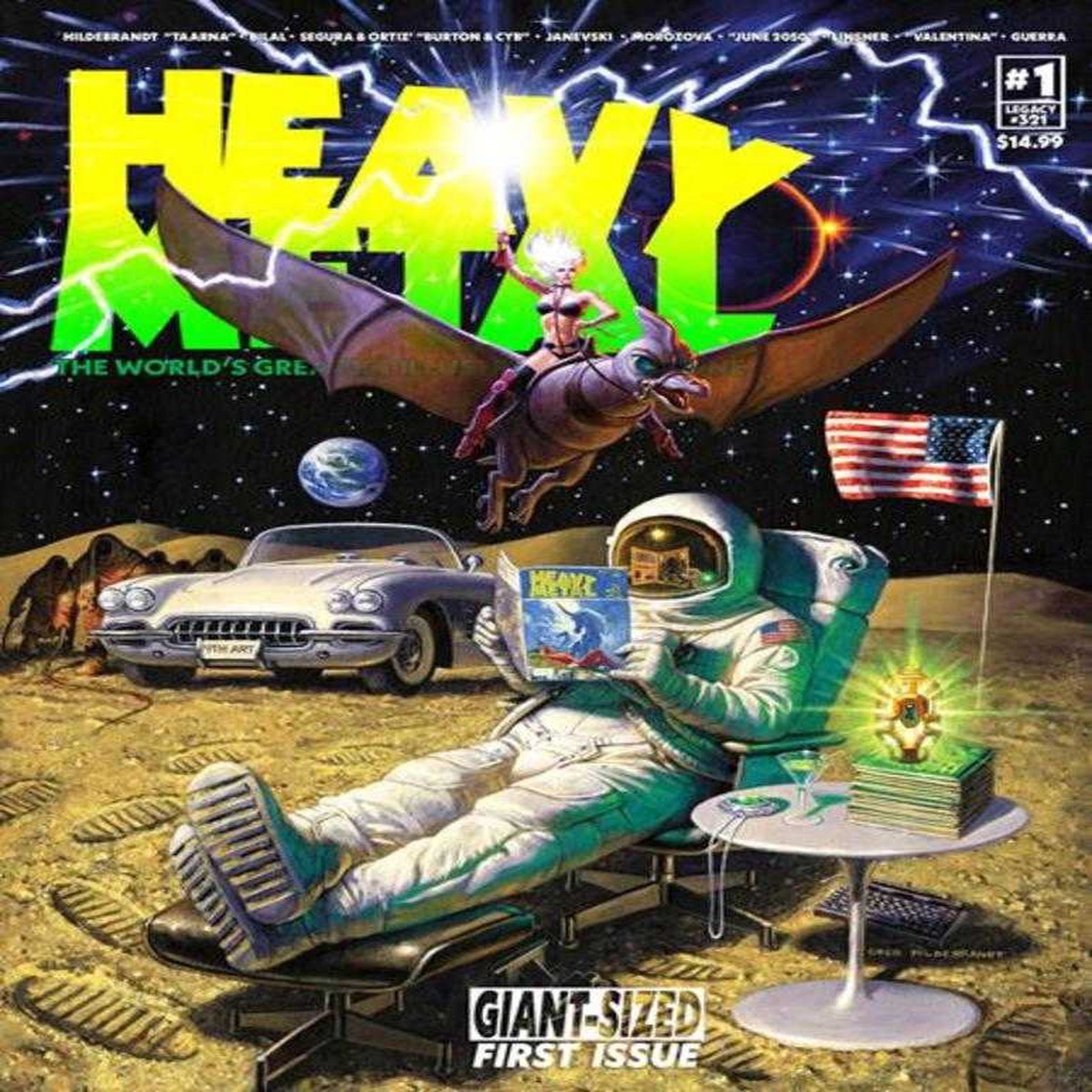Heavy Metal Magazine #1 Cover A Hildebrandt (Mature)