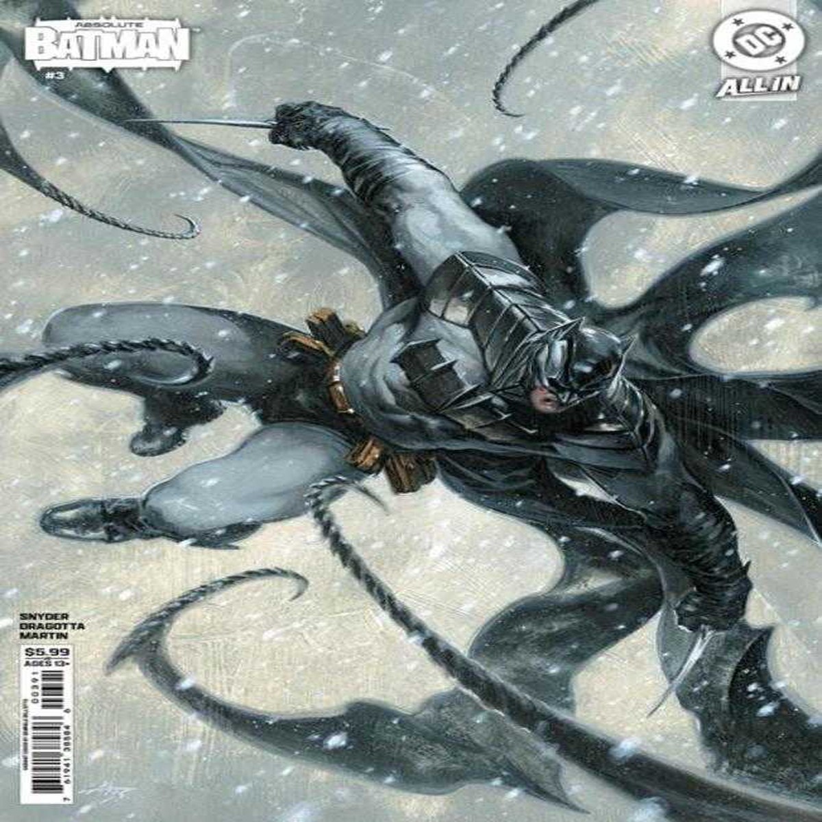 Absolute Batman #3 3rd Print Cover B Gabriele Dell Otto Card Stock Variant