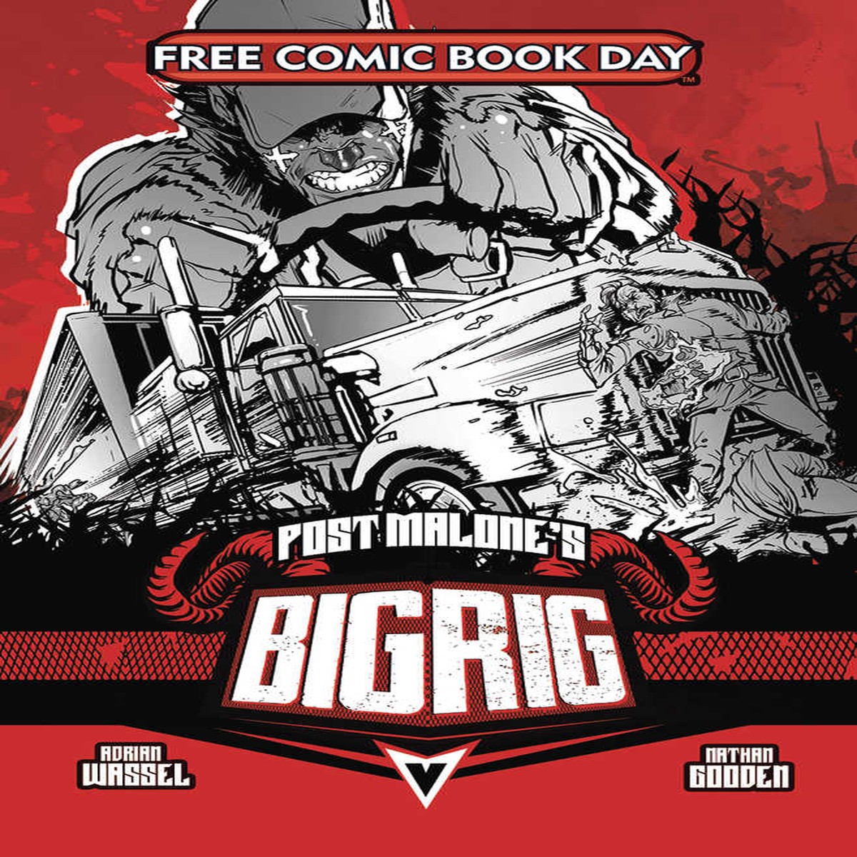 Free Comic Book Day 2025 Bundle Of 50 Post Malones Big Rig #1 (Mature)