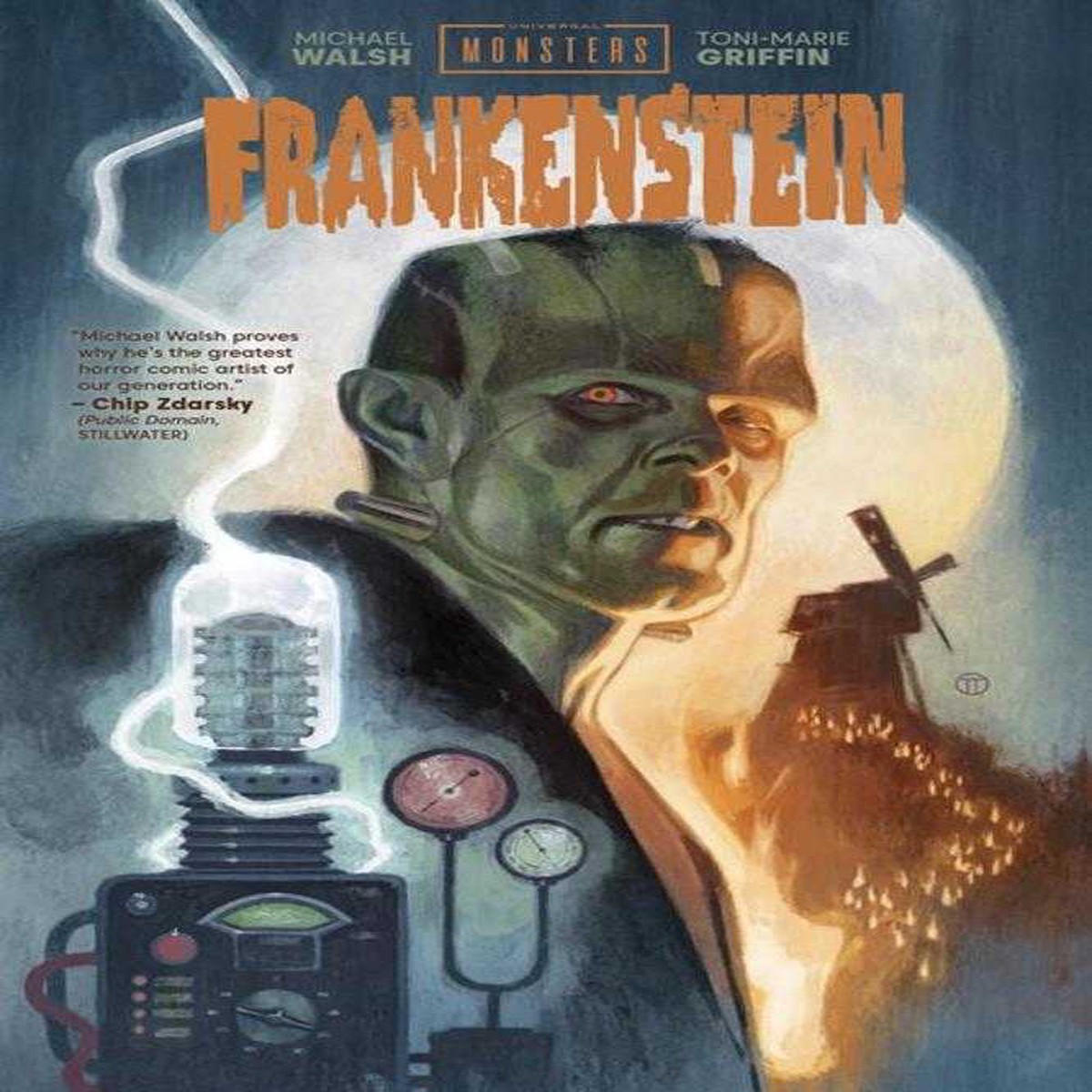 Universal Monsters Frankenstein Hardcover Direct Market Exclusive Julian Totino Tedesco Cover