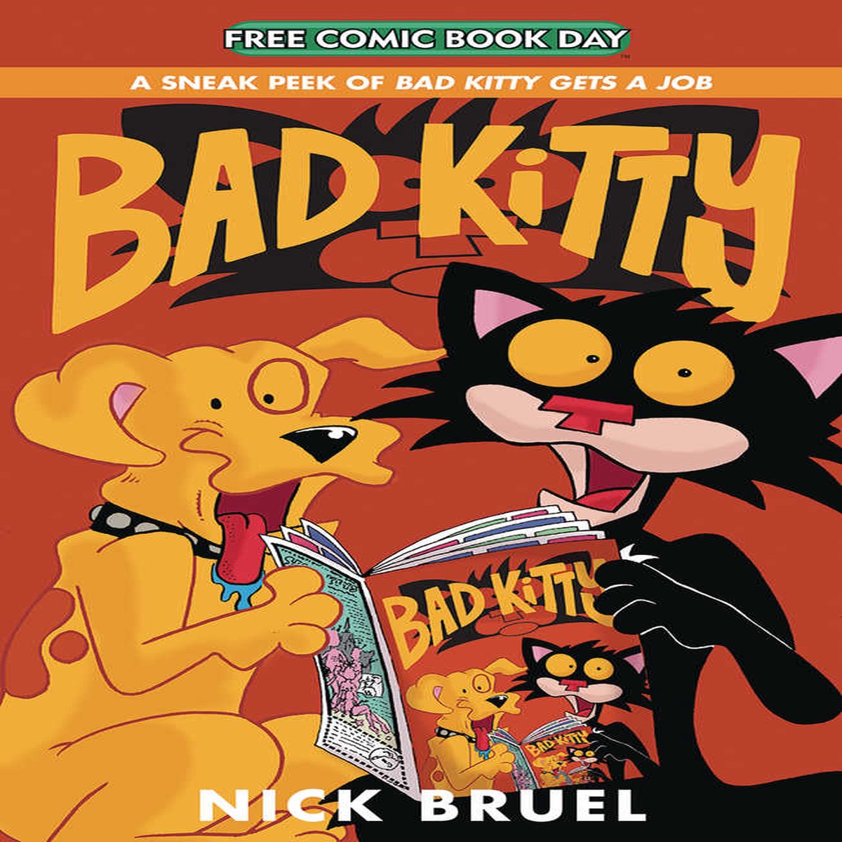 Free Comic Book Day 2025 Single Unit Bad Kitty Gets A Job