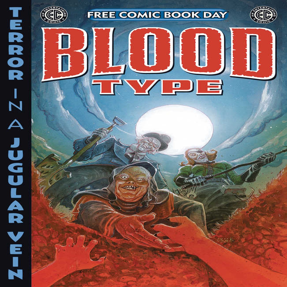 Free Comic Book Day 2025 Bundle Of 20 EC Comics Presents Blood Type #0 (Net