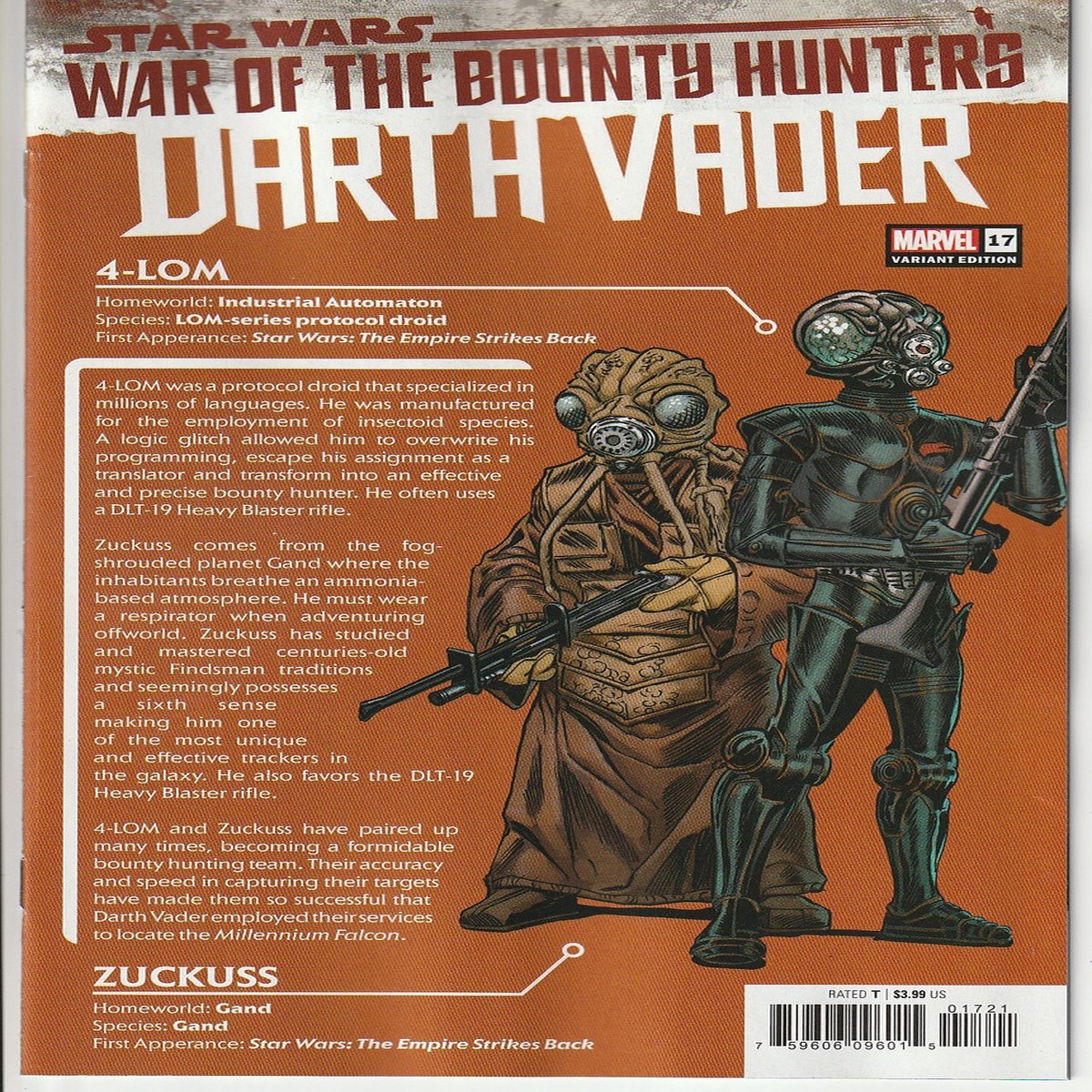STAR WARS DARTH VADER (2020) #17 FRENZ HANDBOOK VAR (MARVEL 2021) "NEW UNREAD"