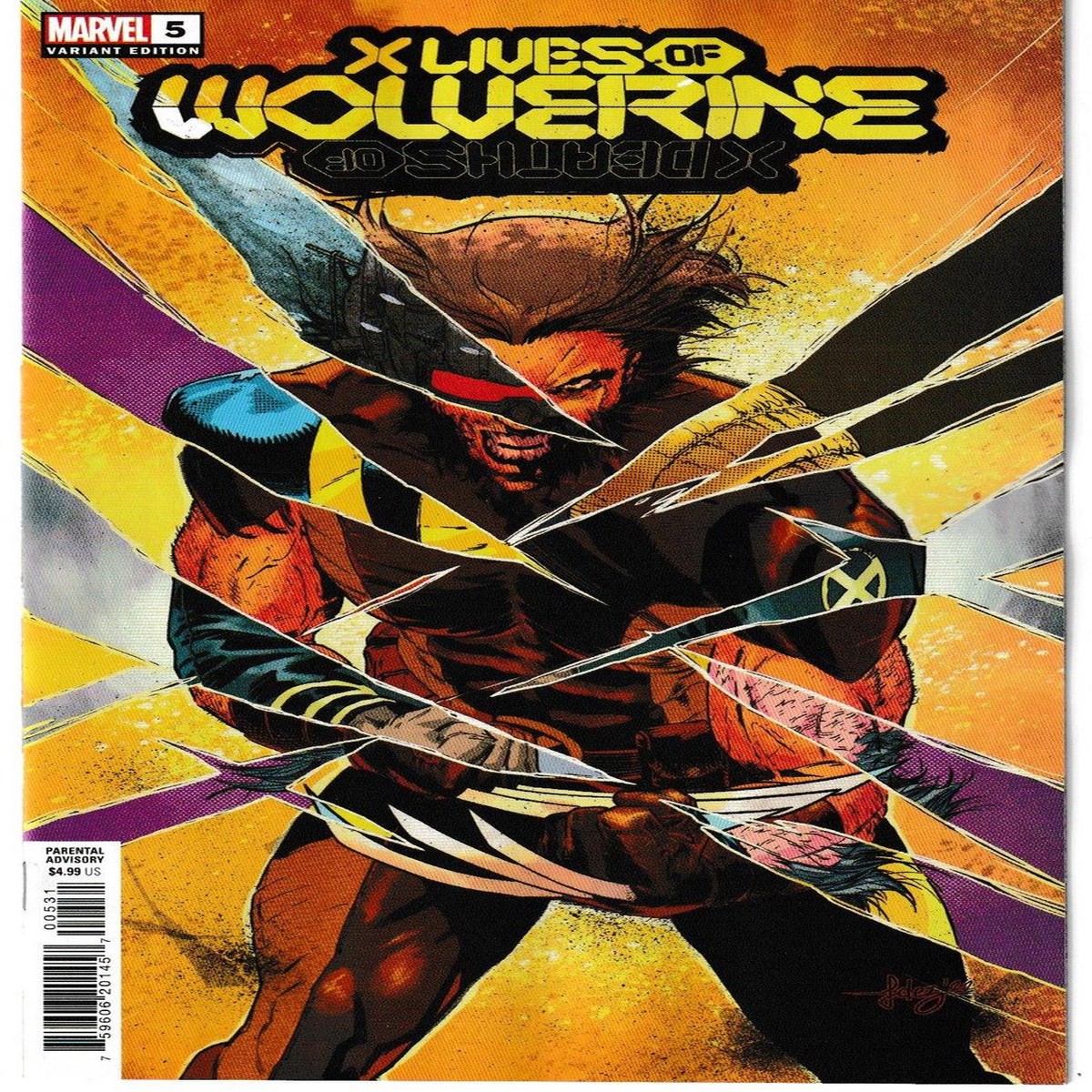 X LIVES OF WOLVERINE #5 LIVES OF WOLVERINE FERNANDEZ VAR (MARVEL 2022) "NEW UNREAD"