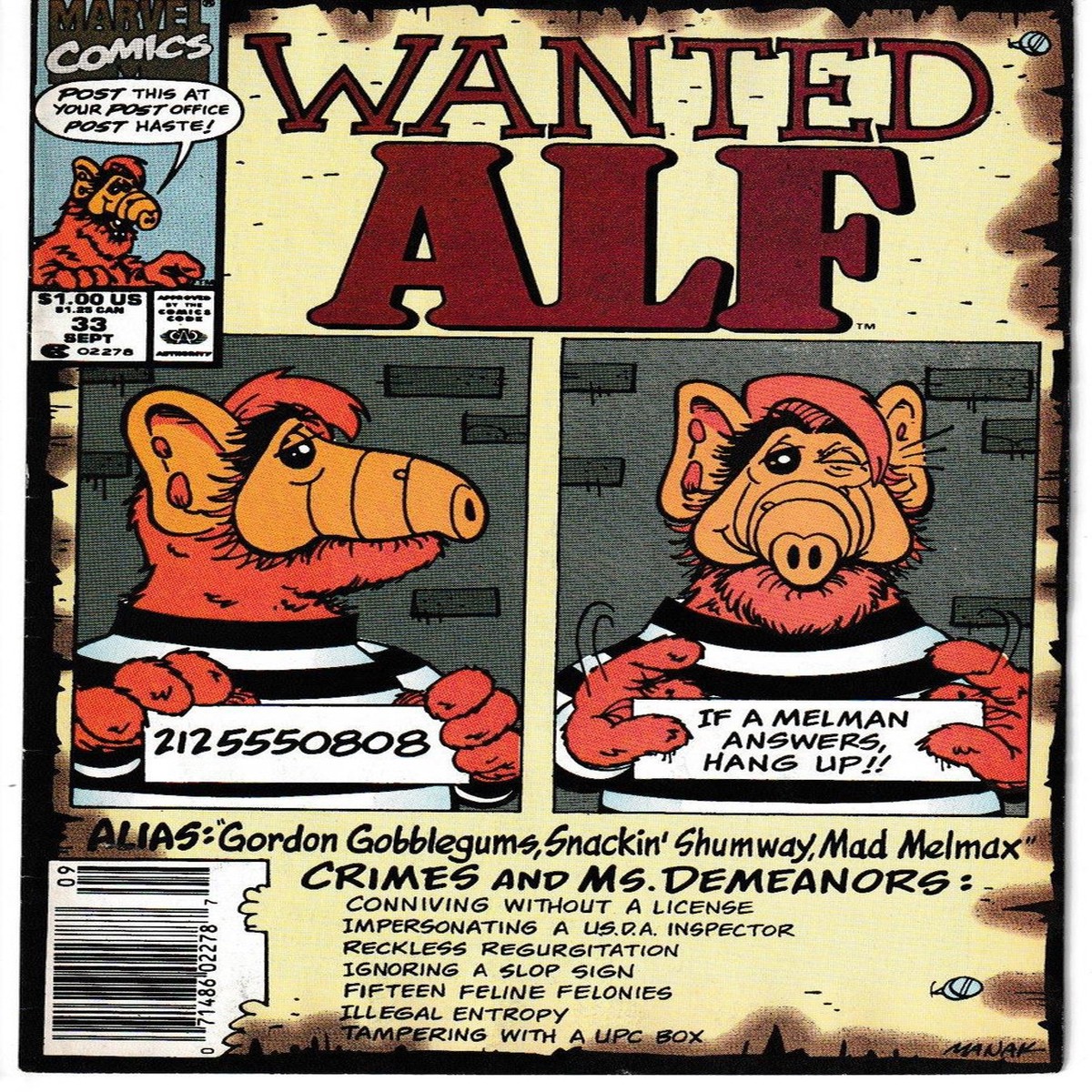 ALF #33 (MARVEL 1990)