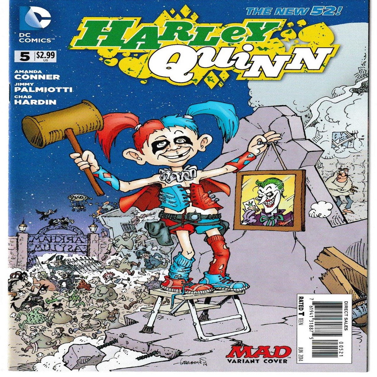 HARLEY QUINN #05 VAR (DC 2014) “NEW UNREAD”