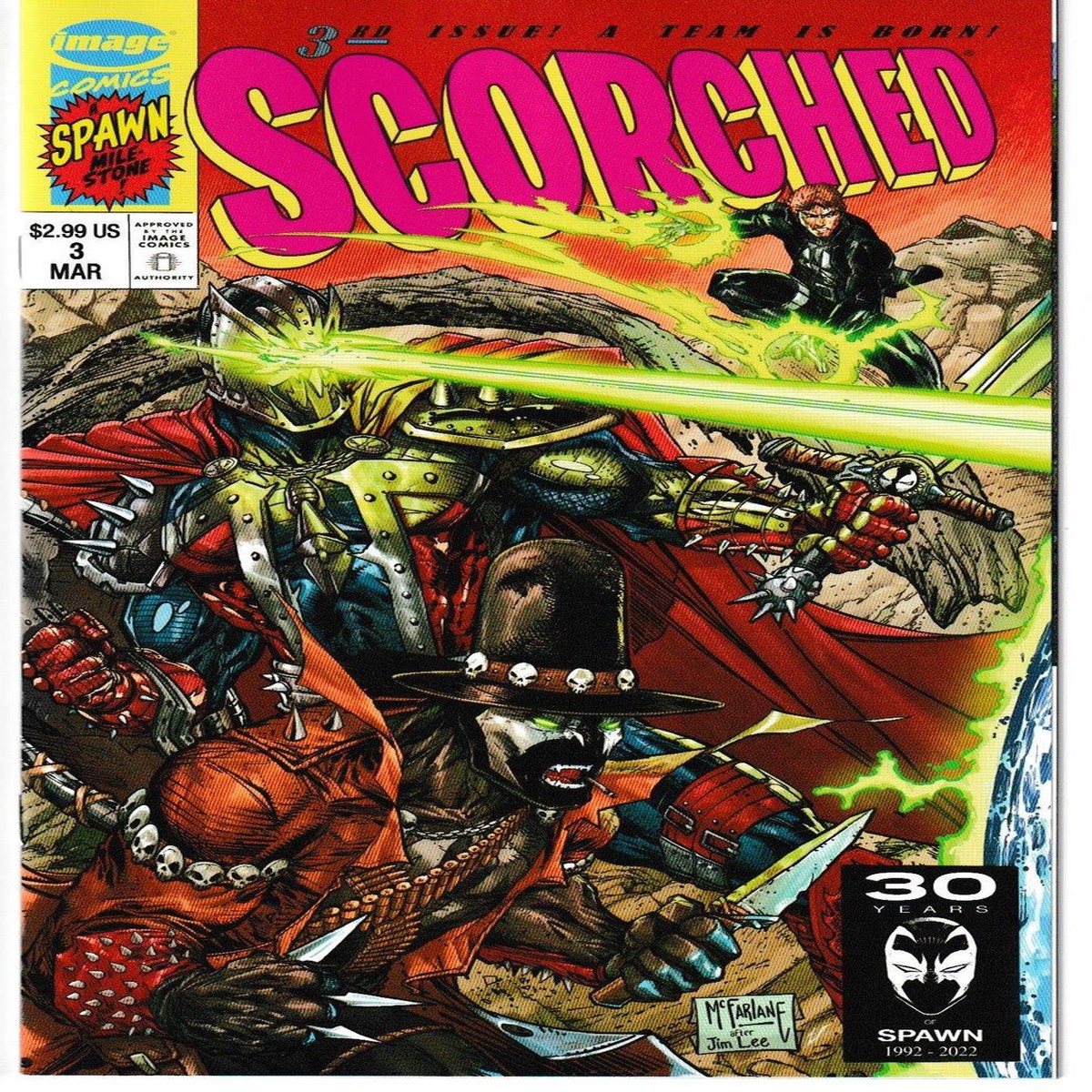 SPAWN SCORCHED #03 CVR B (IMAGE 2022) C2 "NEW UNREAD"